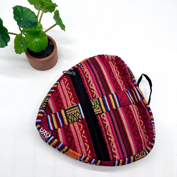 Foldable Heart-Shaped Colorful Cotton Day Backpack - Picture 8 of 12